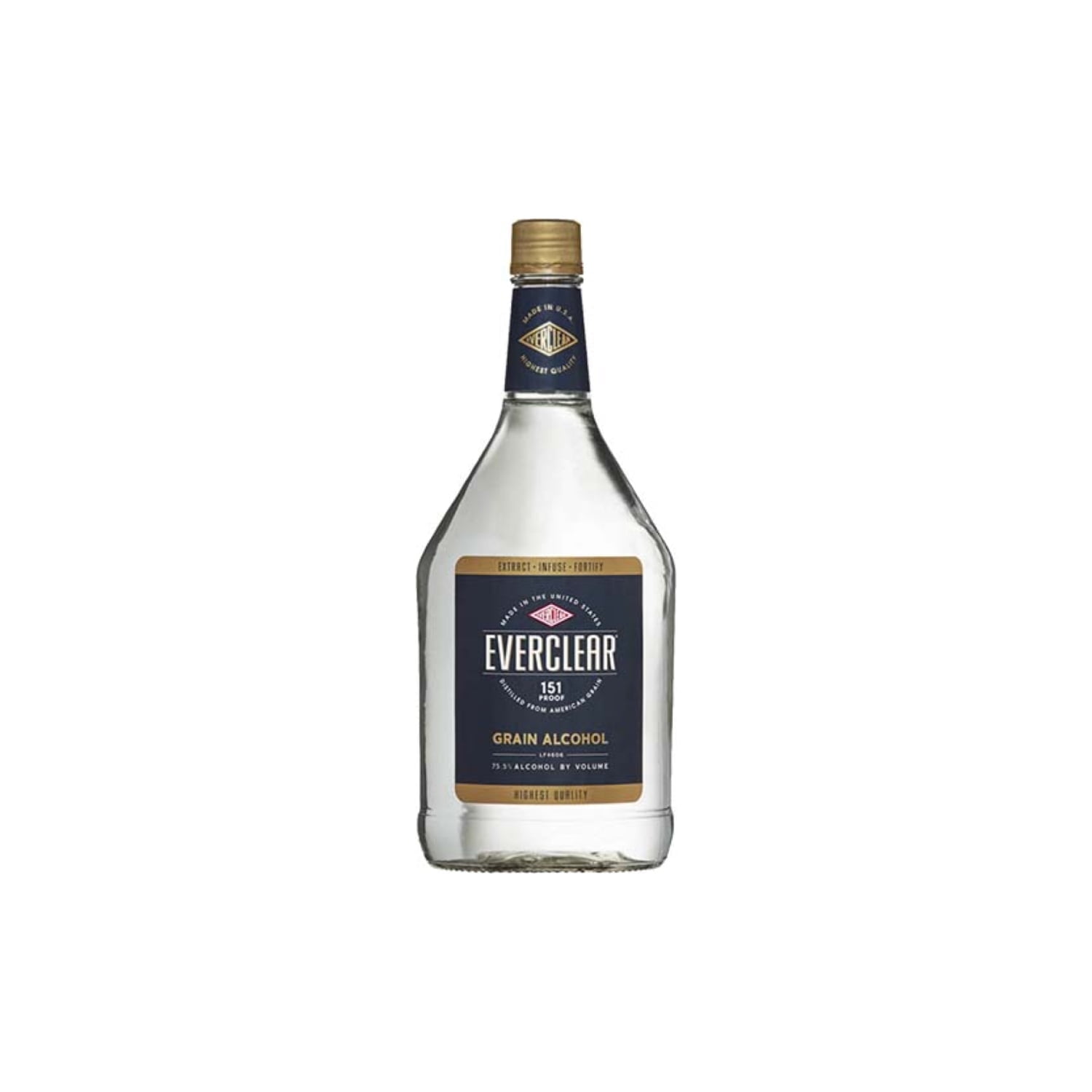 Everclear Grain Alcohol Whiskey, 750 ml 95% ABV - Walmart.com