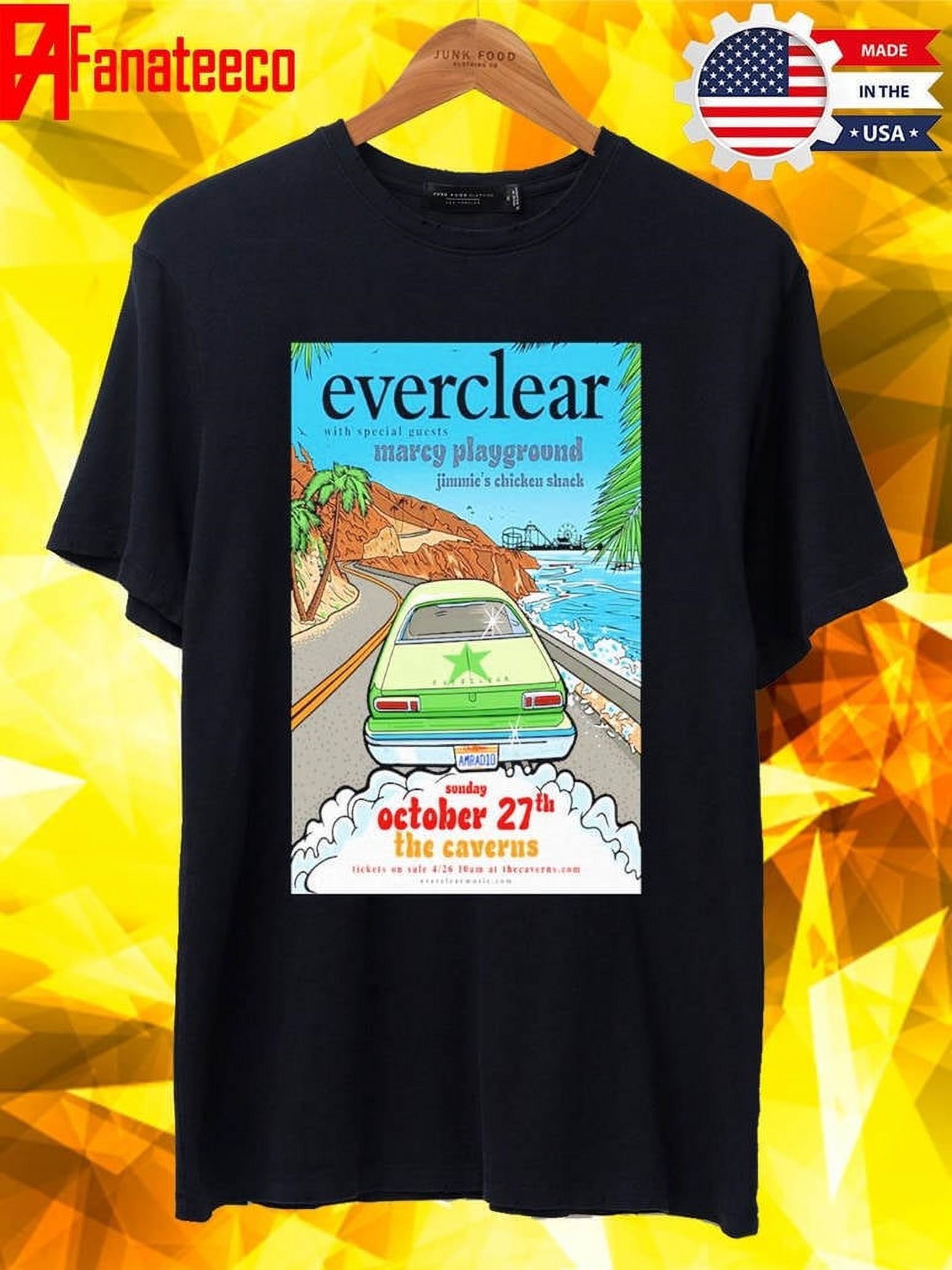 Everclear Oct 27 2024 The Caverns Pelham TN shirt, Unisex TShirt