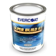 Evercoat 100730 Super Build 41 Polyester Primer Surfacer, 1 Gallon Gray, High-Build Hybrid Polyester/Epoxy, Direct-to-Metal, Fast Drying, Waterborne Compatible
