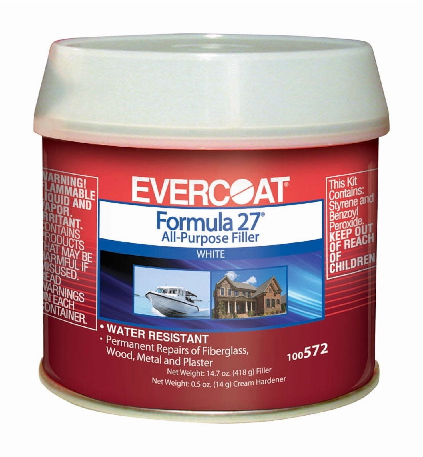 Evercoat Fibre Glass 100572 Formula 27-1/2 Pint Can