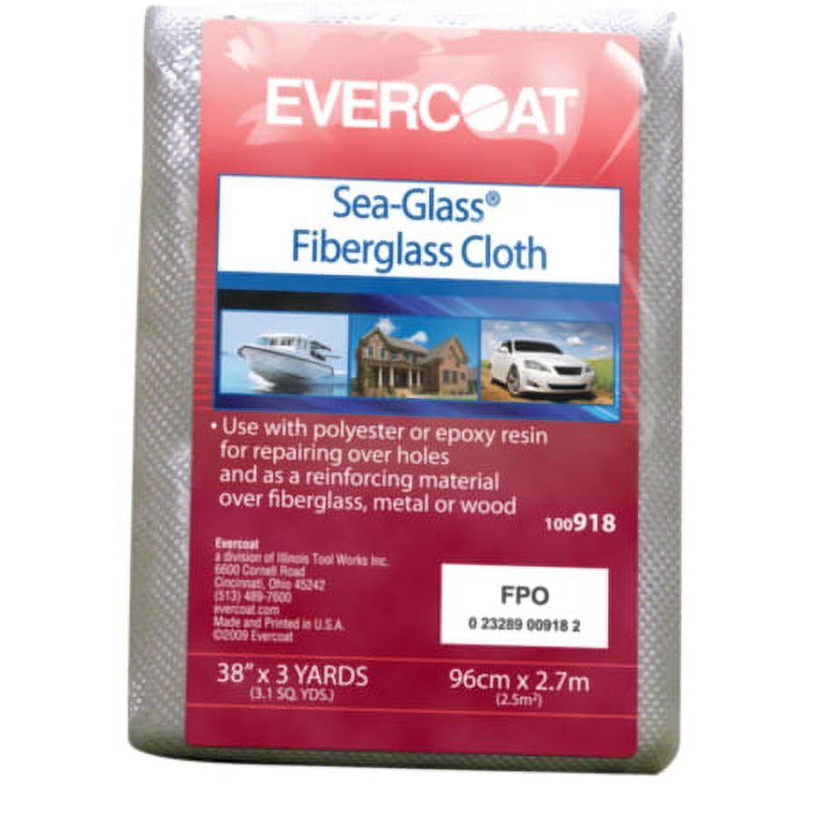 Evercoat Marine 100918 SeaGlass 38" X 3 Yds 6 oz Fiberglass Cloth
