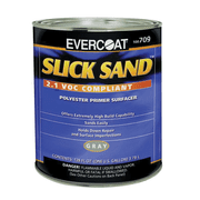 Fibre glass Evercoat SLICK SAND 100709 Extra High-Build Polyester Primer Surfacer, 1 gal Round Can, Gray