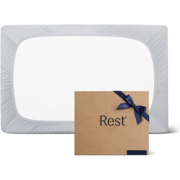 Evercool+ Fitted Sheet, Twin Size, Light Gray, 13" Deep (up to 15), Breathable Bedding for Hot Sleeper and Night Sweats, Bed Sheet with Ionic+ Self-Cleaning Silver Yarn Sensitive Skin