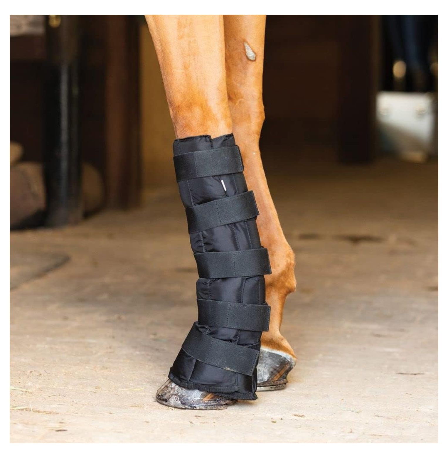 Evercool Leg and Hoof Wrap for Horses Size Full Size Color Black Prolonged Cold Therapy