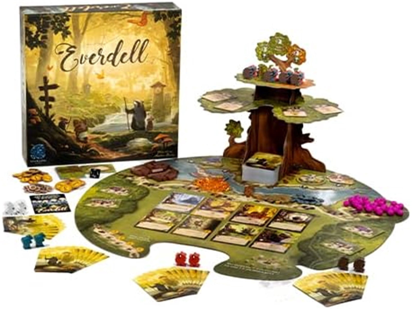 Everdell Standard Edition by Starling Games - 1-4 Player Game Where You Build a Woodland City Full of Adorable Critters C43 - Walmart.com