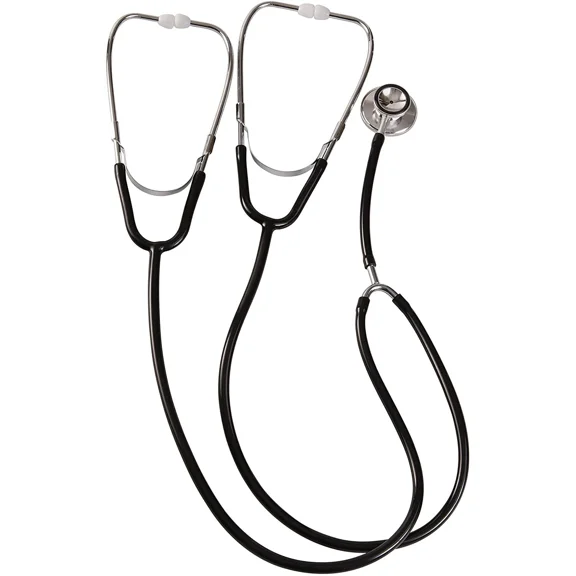 Everdixie Dual Head Teaching Medical Training Stethoscope - Black