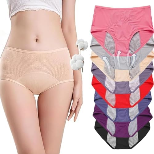 Everdrie Leakproof Ladies Underwear, Incontinence Underwear for Women, Washable Incontinence Pants Women for Over 60 Washable Reusable Briefs