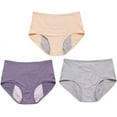thumbnail image 1 of Everdries Leakproof Ladies Underwear - Everdries Leakproof Panties for Over 60#s with Incontinence 3Pcs Plus Size, 1 of 8