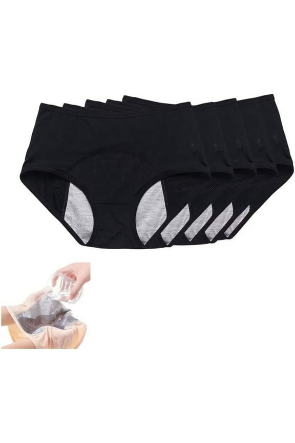 Panties For Women Over 60, Leakproof Ladies Underwear - Leakproof Panties for Over 60#s With Incontinence Comfortable