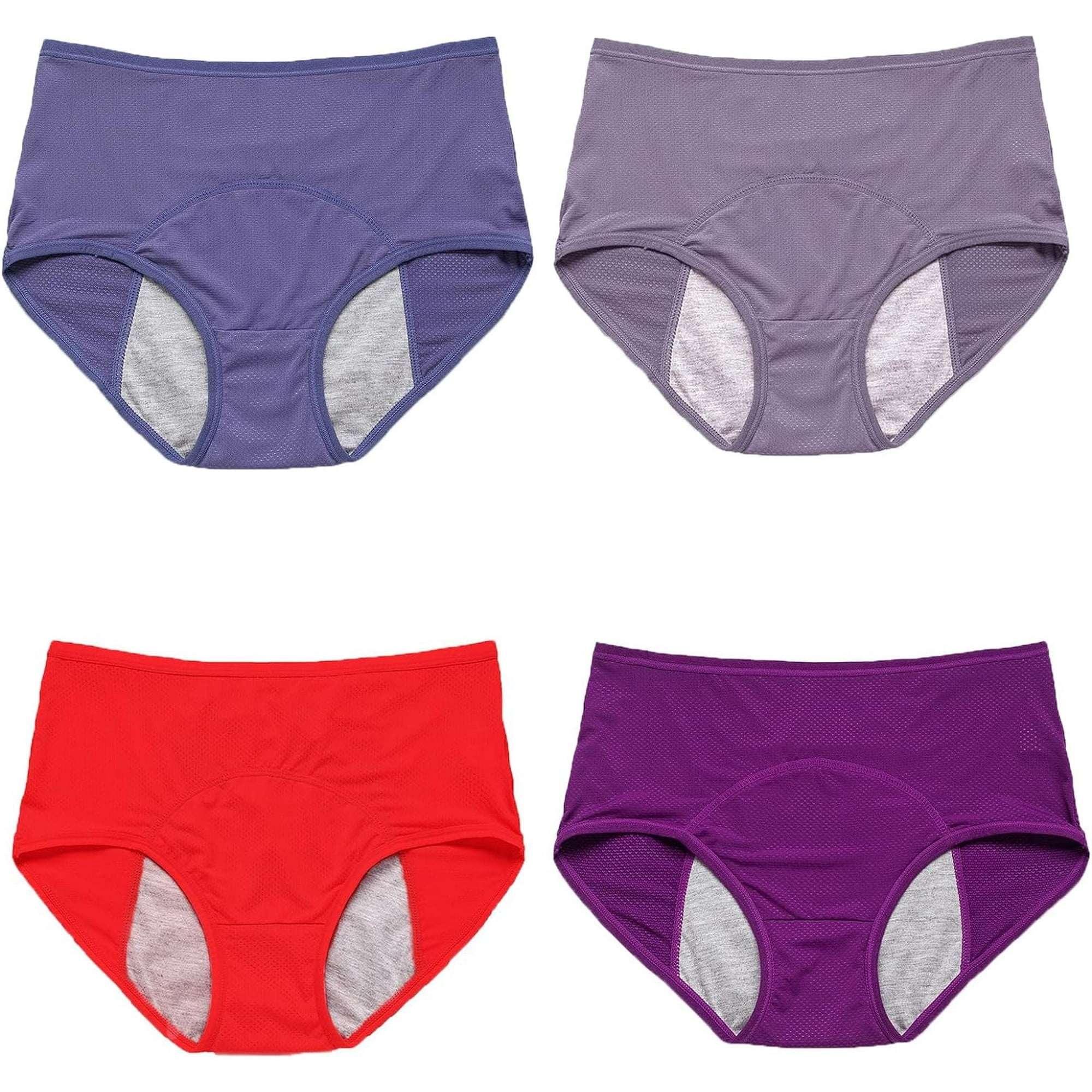Everdries Leakproof Panties for Over 60#s, 4/8PCS Leak Proof Underwear for Women, Incontinence