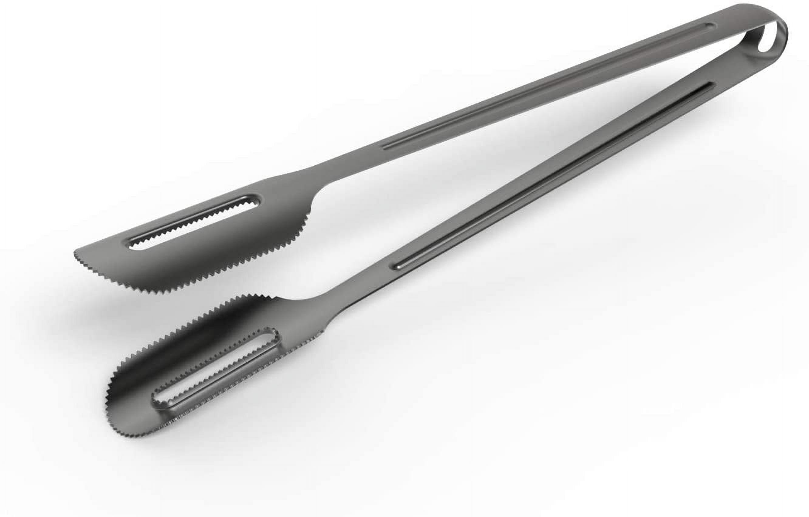 Everdure 18" Titanium Coated Steel Tongs for Charcoal & Wood Chips