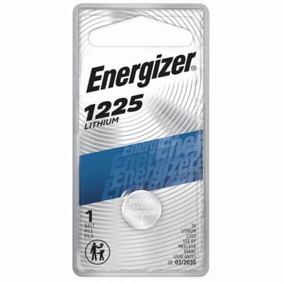 Eveready Battery 4PK Energizer 1 Pack 3V 1225 lithium specialty devices coin battery.