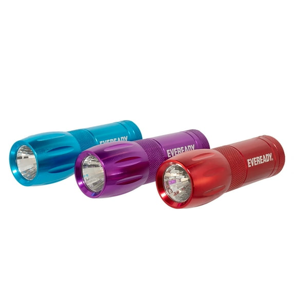 Eveready Compact LED Metal Handheld Flashlight, 80 Lumen Light Output