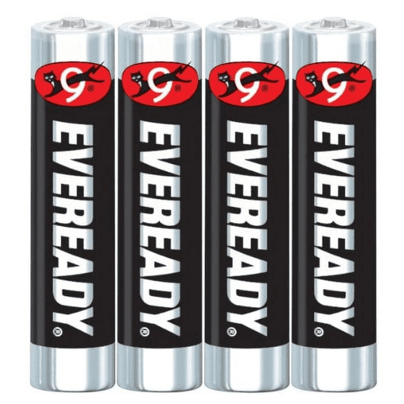 Eveready Super Heavy Duty Batteries, AAA, 4-Count
