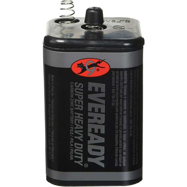 Eveready Super Heavy Duty Battery, 6 Volt [1209] 1 ea 