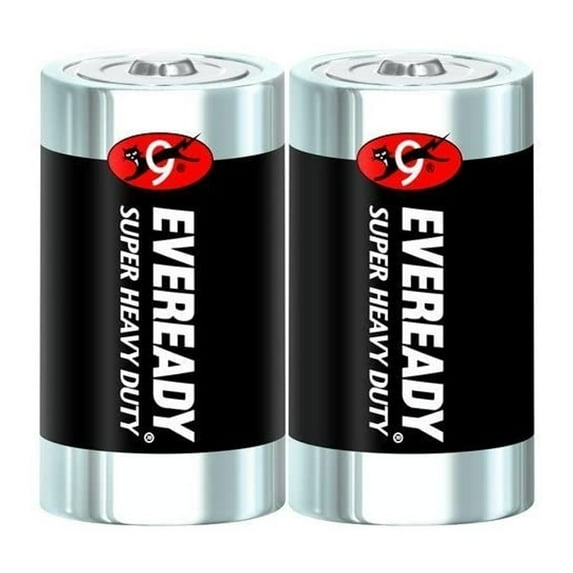 Eveready Super Heavy Duty Battery Size D 1.5 V Blister Pack 2 by Eveready Battery Company