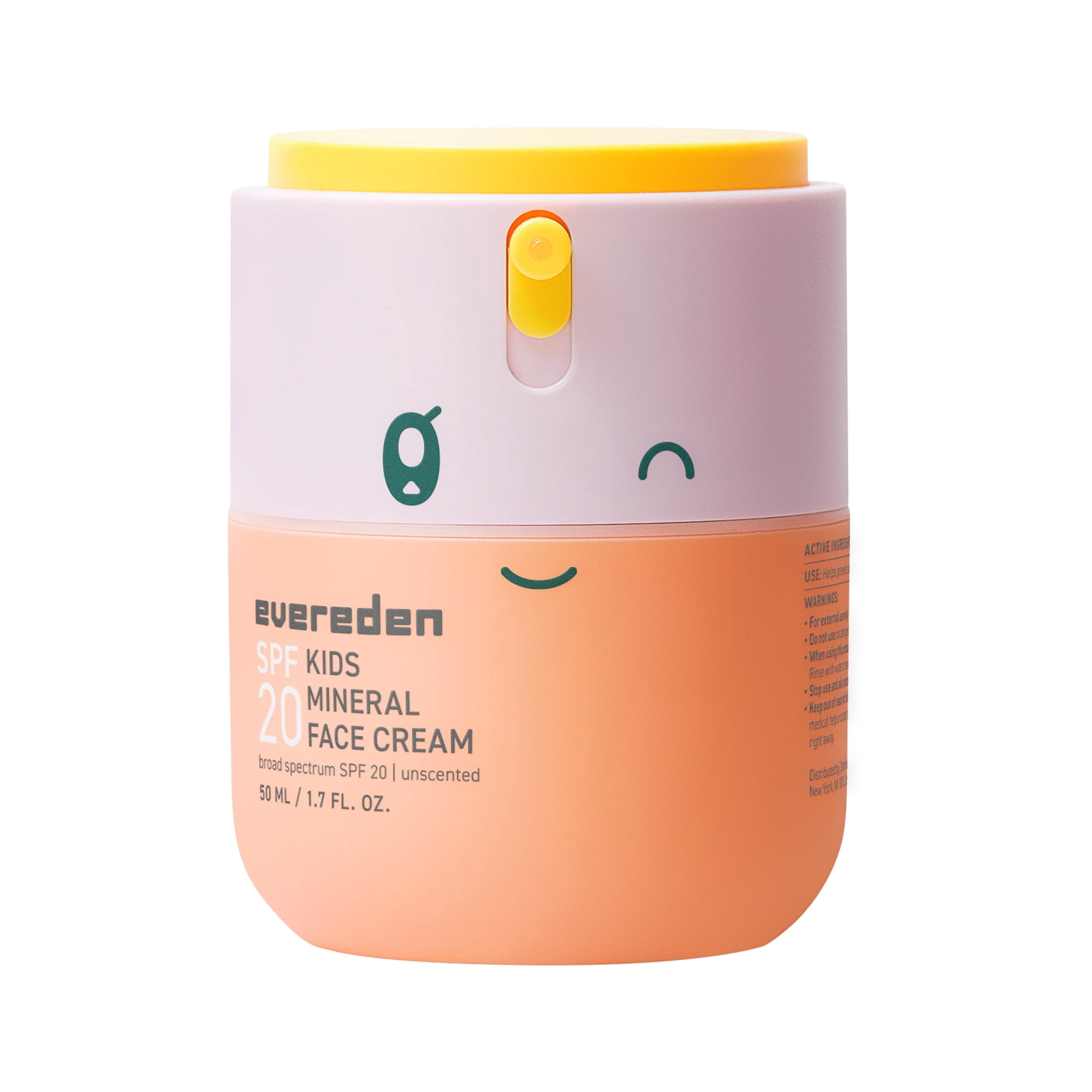 Evereden Kids Protective Mineral Face Cream SPF20