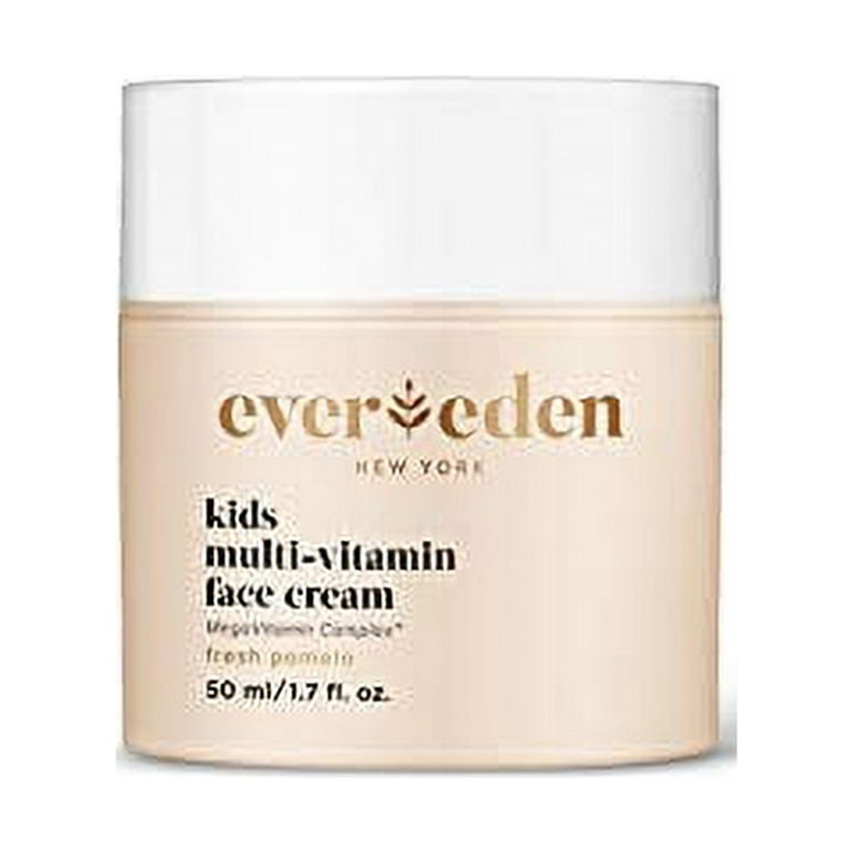 Evereden Kids Face Cream: Cool Peach, 1.7 oz. | Plant Based and Natural  Face Lotion | Clean and Non-Toxic Face Moisturizer | Multi-Vitamin Skin  Care
