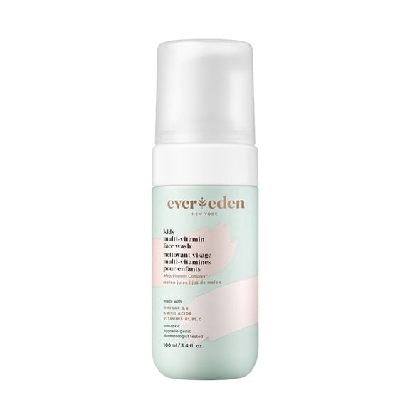 Evereden Kids Face Wash: Melon Juice, 3.4 fl oz.