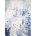 thumbnail image 1 of Everek Abstract Transitional Polypropylene Machine Made Rectangle Area Rug - Blue - 5' x 7' 6in., 1 of 1