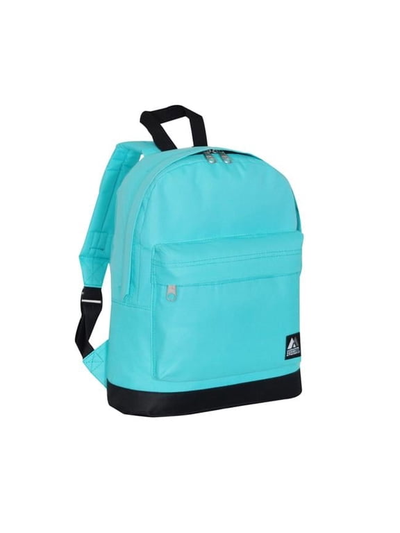 10452-AQ-BK Junior Backpack, Aqua & Black