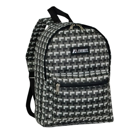Everest 1045KP-GRY STEPS Basic Pattern Backpack - Grey