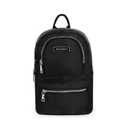 Everest 11.5" Compact Handbag Backpack, Black All Ages, Unisex HP1300-BK, Carrier and Shoulder Book Bag for School, Work, Sports, and Travel