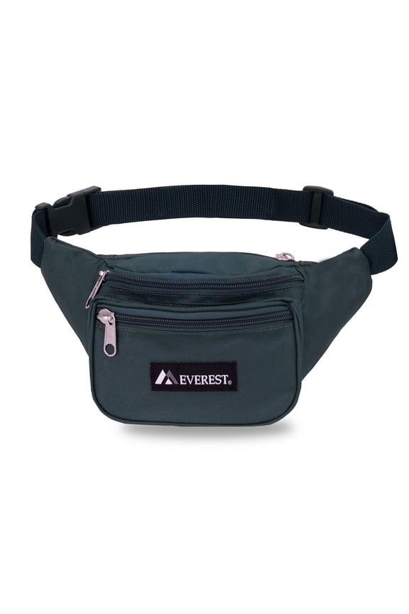 11.5" Signature Waist Pack - Standard, Green All Ages, Unisex 044KD-GRN, Crossbody Fanny Pack Belt Bag