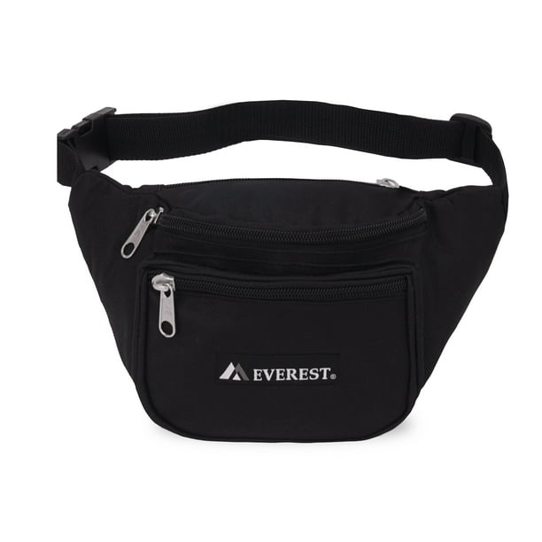 Everest 13.5" Signature Waist Pack Medium, Black All Ages, Unisex