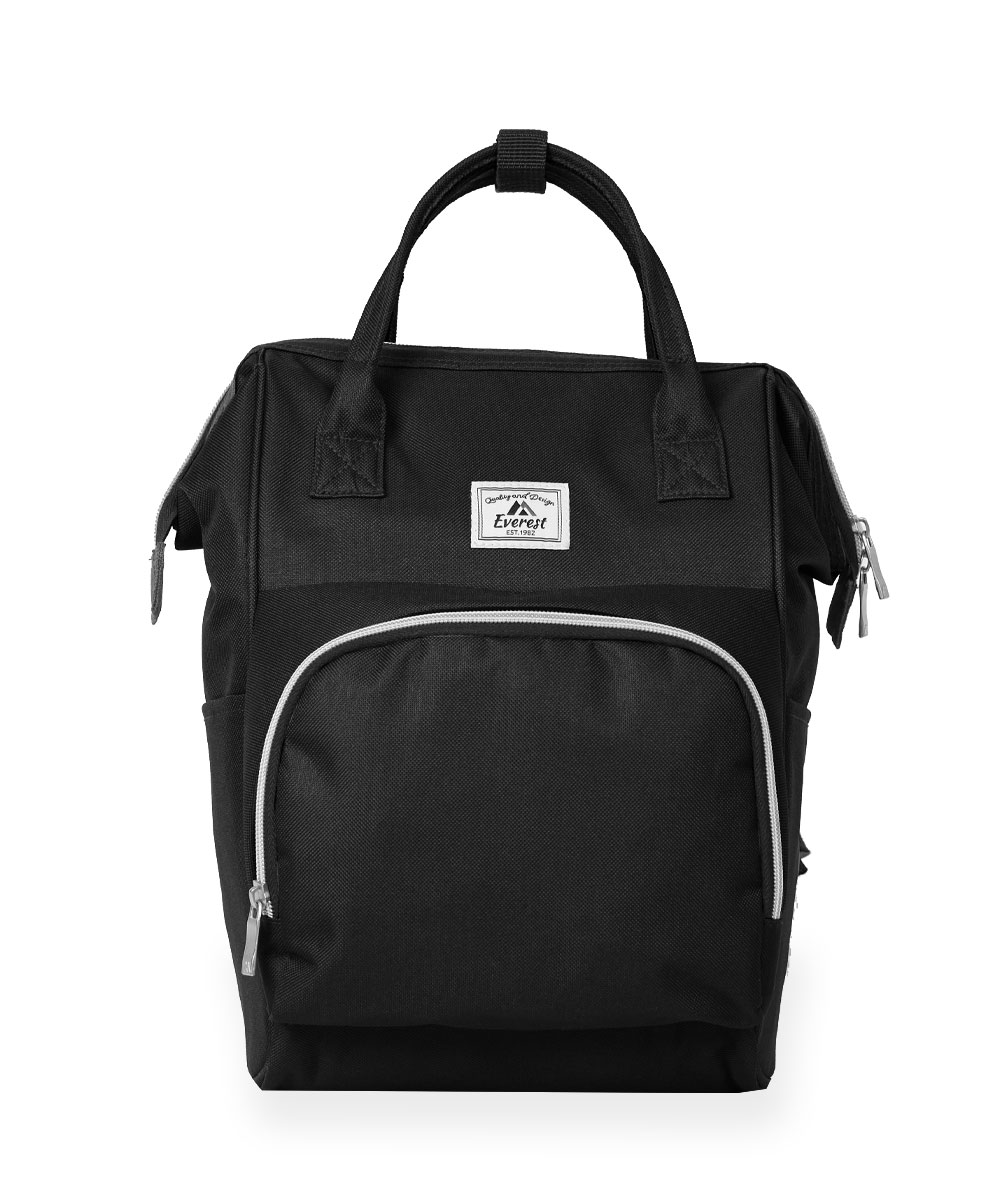 Everest 13" Mini Backpack Handbag, Black All Ages, Unisex HP1100-BK, Carrier and Shoulder Book Bag for School, Work, Sports, and Travel - image 1 of 5
