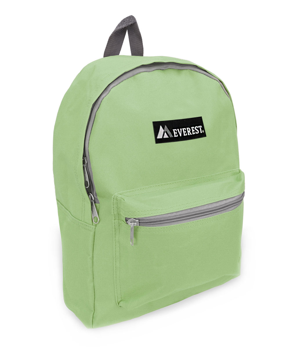 Everest 15" Basic Backpack, Jade All Ages, Unisex 1045K-JD, Carrier and Shoulder Book Bag for School, Work, Sports, and Travel - image 1 of 5