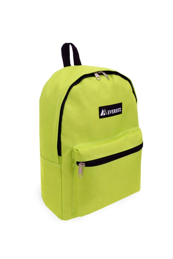15" Lime Basic Backpack, All Ages, Unisex - 1045K-LIM