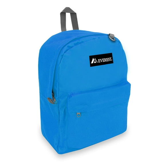 Everest 16.5" Classic Backpack, Royal Blue All Ages, Unisex 2045CR-RBL, Carrier and Shoulder Book Bag for School, Work, Sports, and Travel
