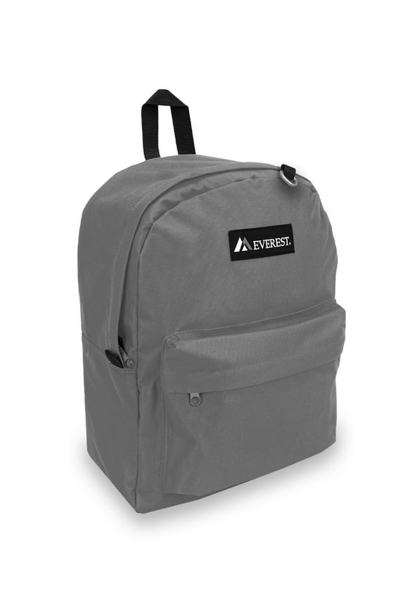 16.5" Dark Gray Classic Backpack All Ages, Unisex - 2045CR-DGRY