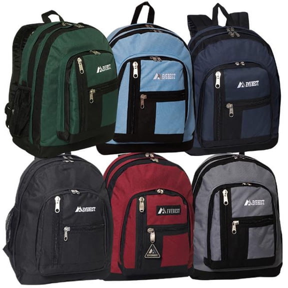 Everest 16.5 in. Double Compartment Backpack