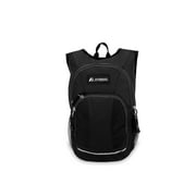 Everest 16" Mini Hiking Pack, Black All Ages, Unisex HK100-BK, Carrier and Shoulder Book Bag for School, Work, Sports, and Travel