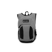 Everest 16" Mini Hiking Pack, Dark Gray All Ages, Unisex HK100-DGRY/BK, Carrier and Shoulder Book Bag for School, Work, Sports, and Travel