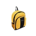 thumbnail image 1 of Everest 17" Backpack w/ Front & Side Pockets, Yellow/Black All Ages, Unisex BP2072-YE/BK, Carrier and Shoulder Book Bag for School, Work, Sports, and Travel, 1 of 6