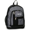 thumbnail image 1 of Everest 18" Double Main Compartment Backpack, Dark Grey All Ages, Unisex 5045-DGRY/BK, Carrier and Shoulder Book Bag for School, Work, Sports, and Travel, 1 of 5