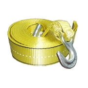 Everest 2" x 30' Reflective Tow Strap with Forged Hooks, 4,000 lb W/LL, 1-Pack