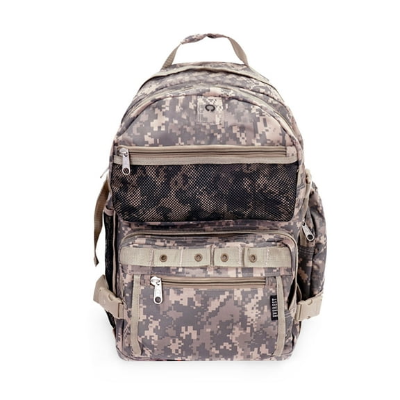 Everest 20" Oversized Digital Camo Backpack, Digital Camo All Ages, Unisex DC3045R-DCAMO, Carrier and Shoulder Book Bag for School, Work, Sports, and Travel