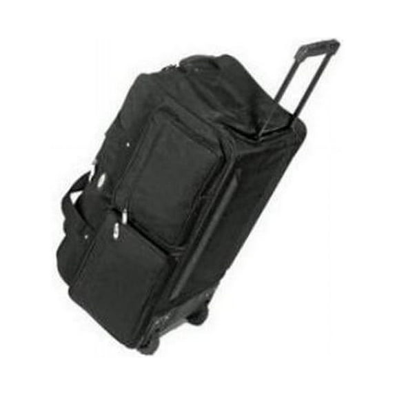 Everest 23" Deluxe Rolling Travel Duffel Bag, Black
