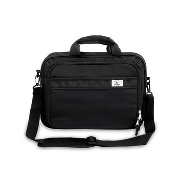 Everest 766PU-BK Unisex Slim Briefcase Polyester, Black