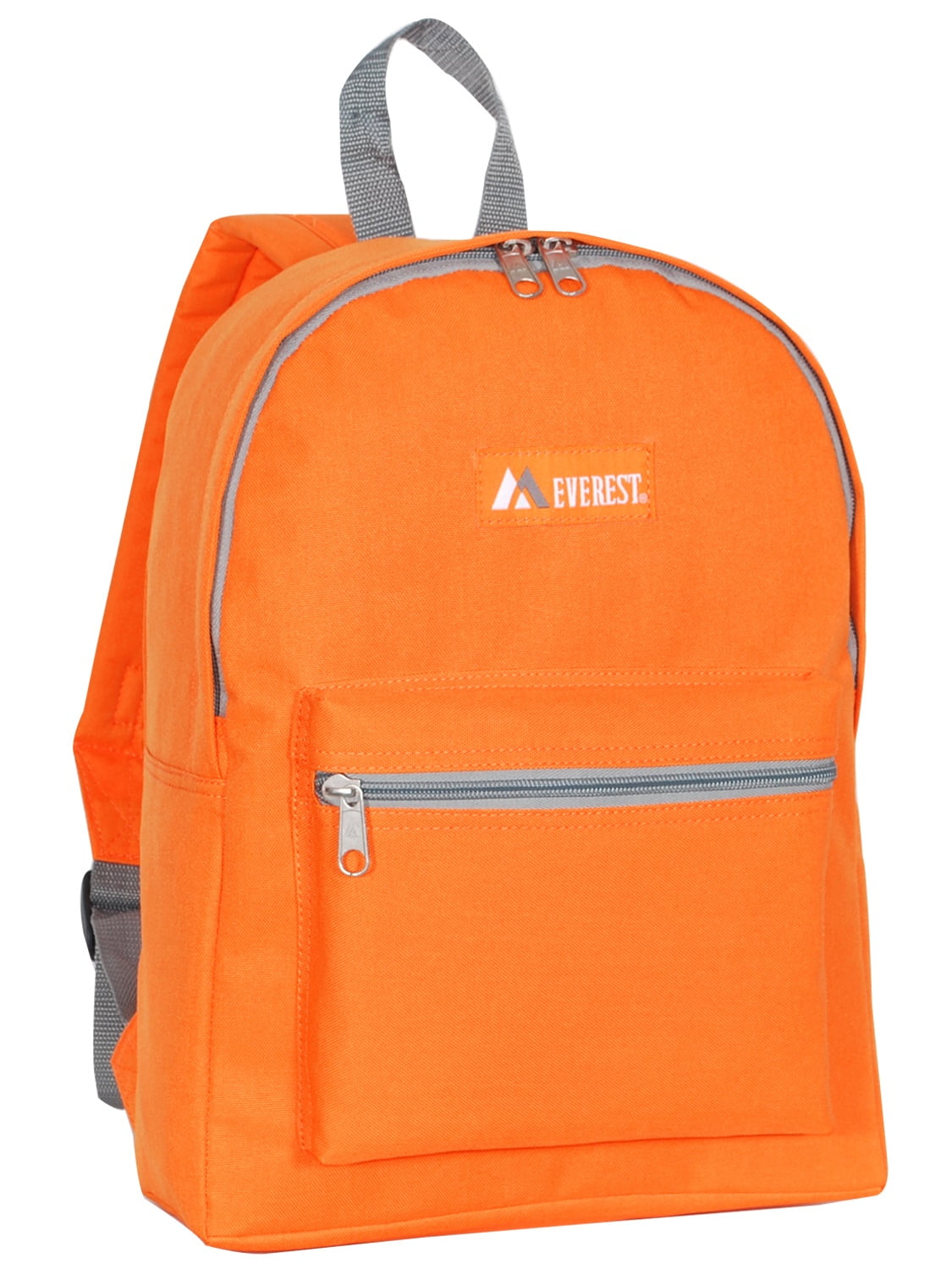 Everest Backpack Book Bag Back to School Basic Style Mid Size Orange