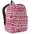 thumbnail image 1 of Everest Backpack Book Bag - Back to School Classic in Fun Prints & Patterns - Burgundy/White Ethnic, 1 of 1