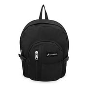 Everest Backpack with Front Mesh Pocket, Black