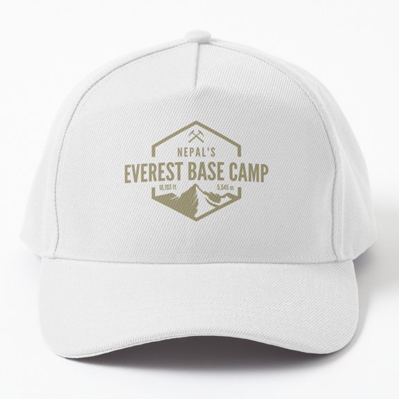 Everest Base Camp Baseball Hat, Himalayan Adventure Travel Graphic Design, Classic Cap