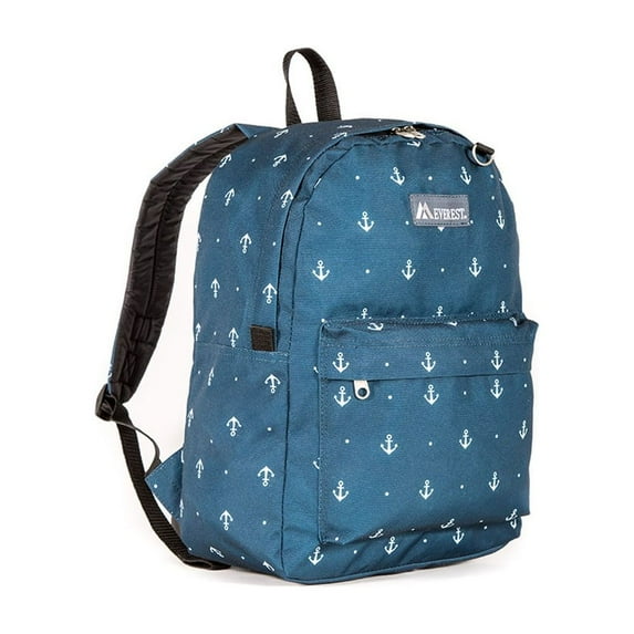 Everest Classic Pattern Backpack, Anchor, One Size
