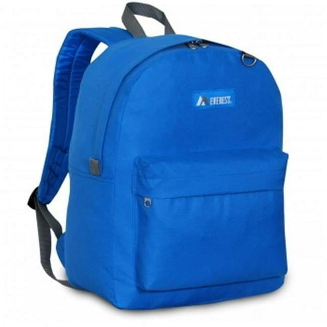 Everest Classic Unisex Backpack Polyester Royal Blue