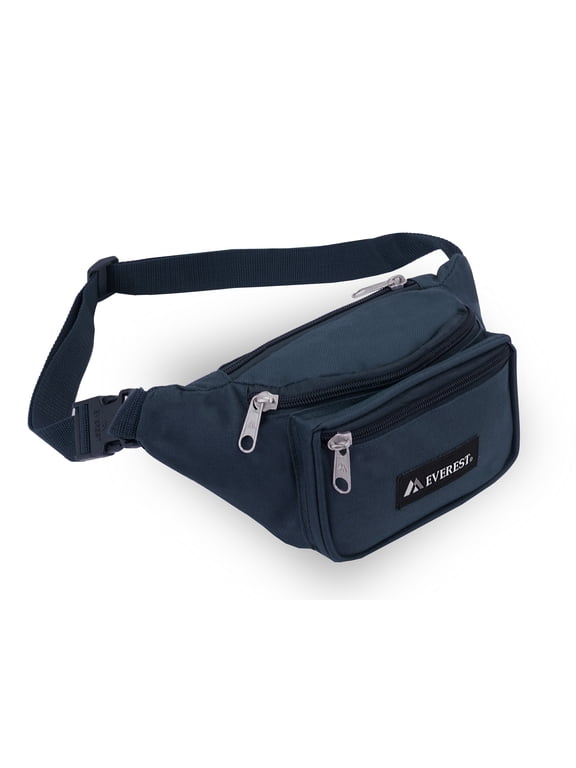 Compact Unisex Fanny Pack, Navy Blue